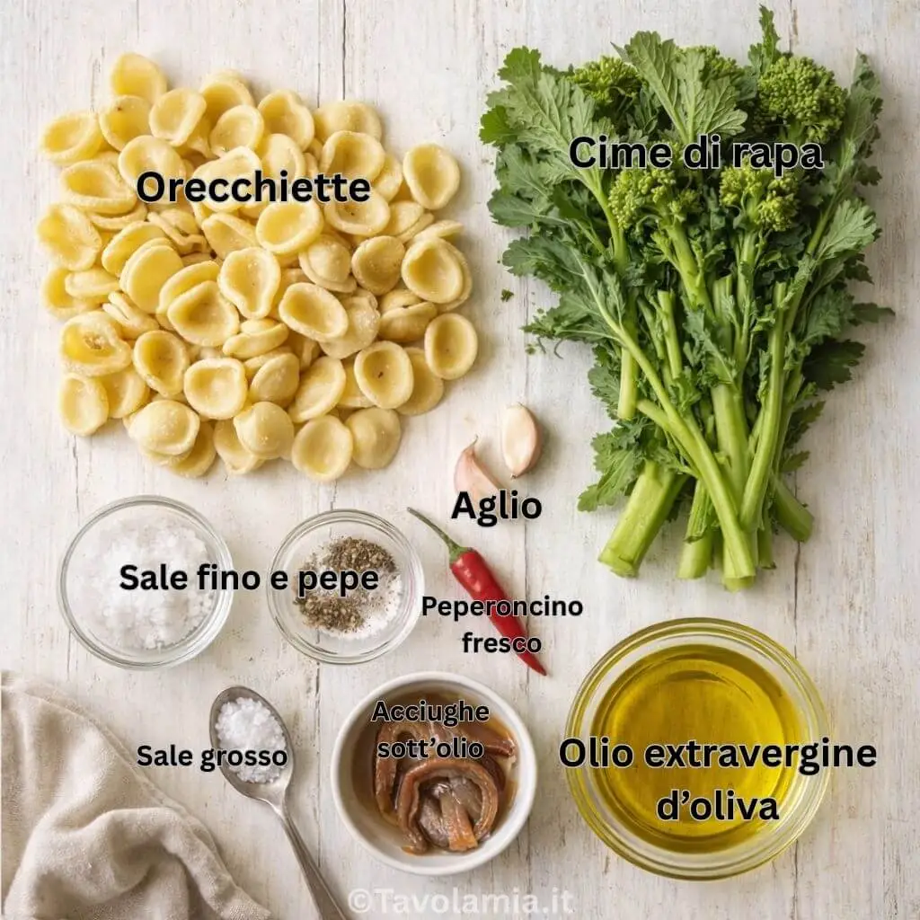 Orecchiette con cime di rapa