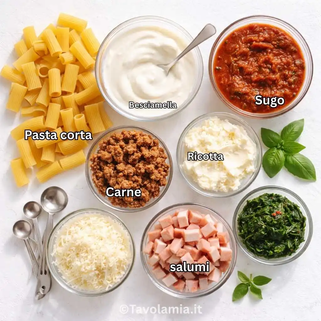 Pasta al forno appena sfornata, con crosticina dorata e interno morbido